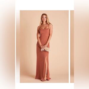 Birdy Grey Terracotta Crepe Bridesmaids Dress